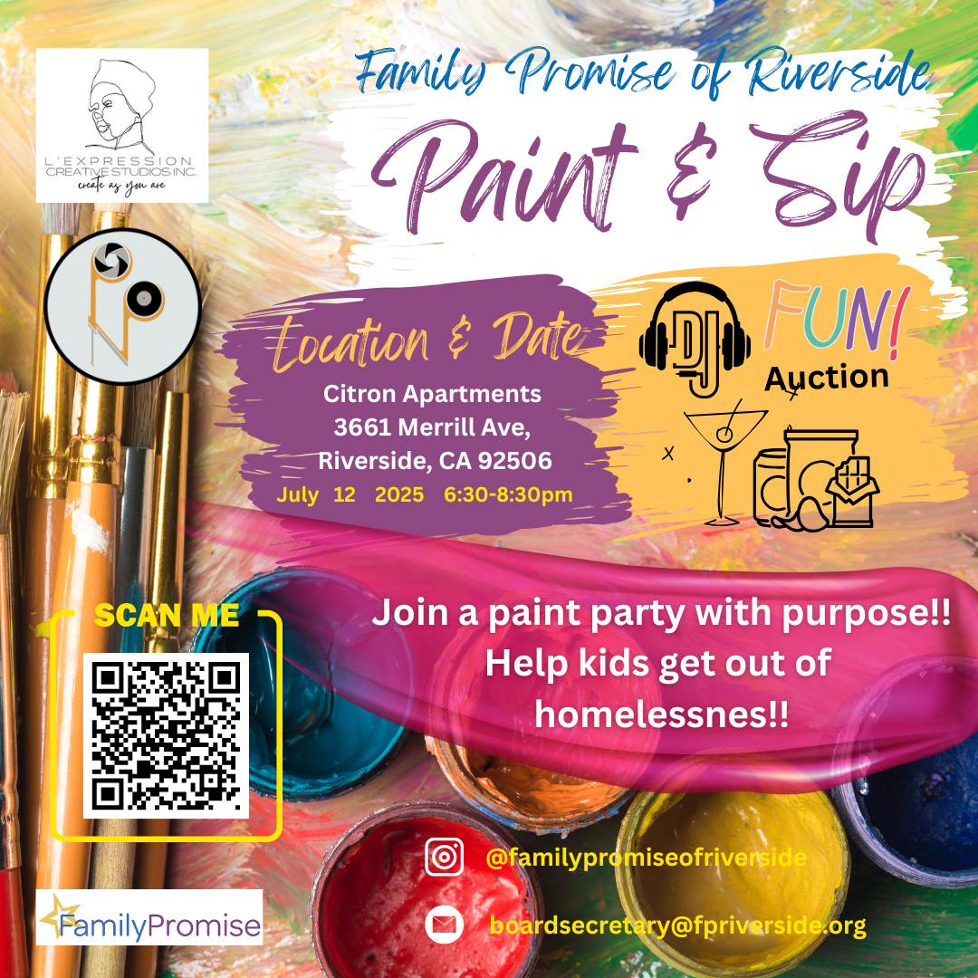 2025 FPR Paint N Sip Fundraiser - logo